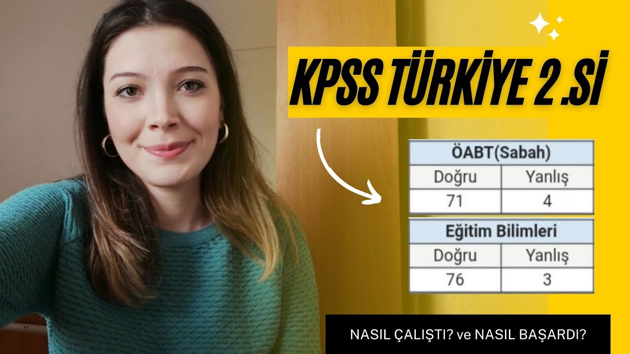 KPSS TÜRKİYE İKİNCİSİ OLDUM, ATANDIM! NASIL ÇALIŞTIM? w/Merve Çetinkaya #1