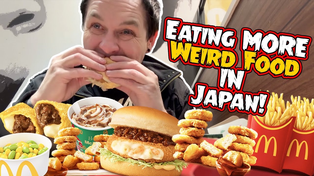 Trying More Weird and Unusual Food Items at McDonald's and Wendy's in Tokyo Japan - McDonaldland
