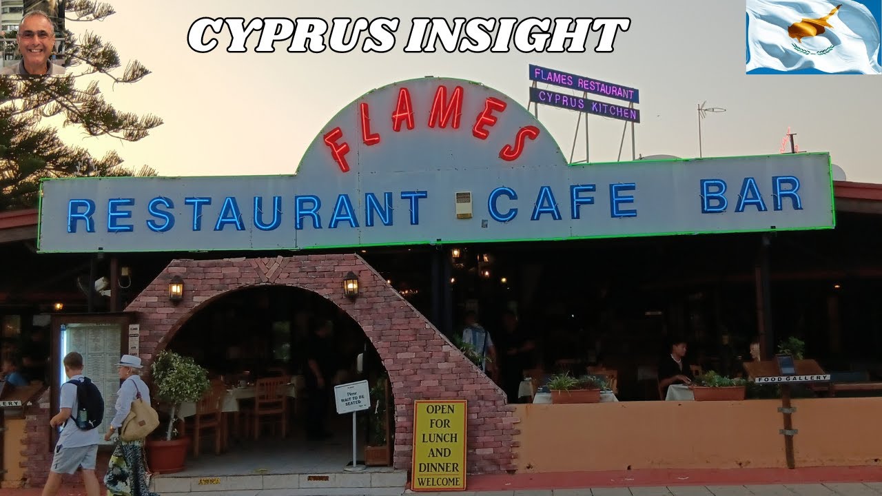 Flames restaurant and bar, Ayia NApa Cyprus - Serving You Since 1989.