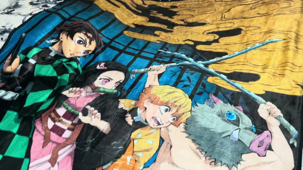 Demon Slayer Throw Blanket Anime || Product Review