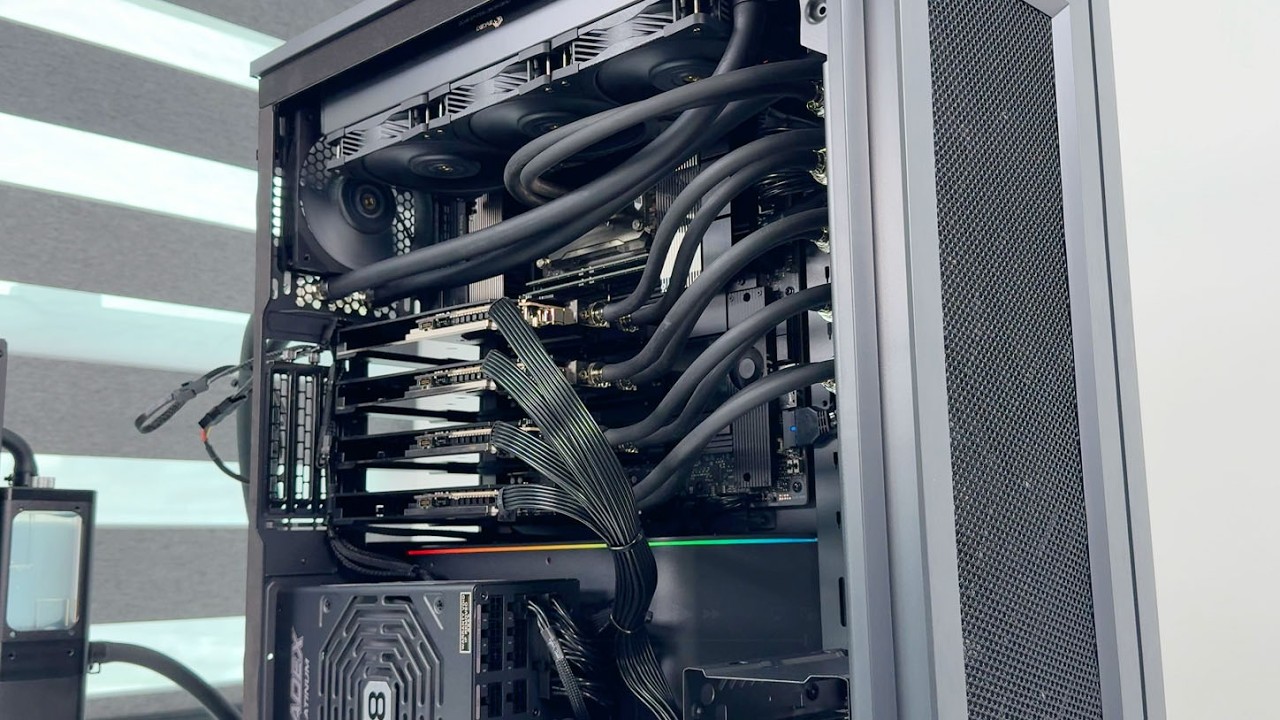 $87,000 RTX PRO 6000 4GPU Workstation