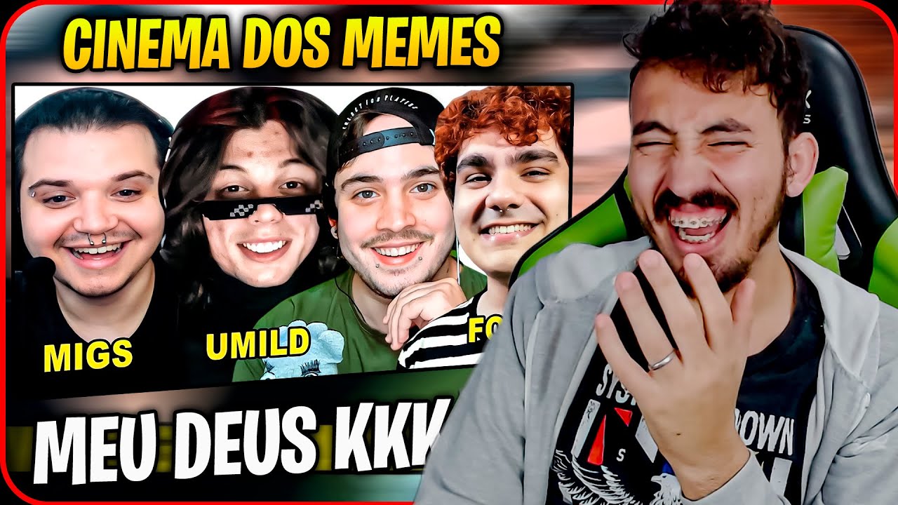 Cinema dos MEMES ft. UMILD, FOXY e MIGS - TocaDoCoelho | Leozin React