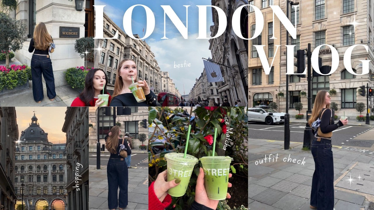 GIRLS DAY IN LONDON!! ✨🍵🛍️  | shopping + Matcha + Harry Styles pop-up!