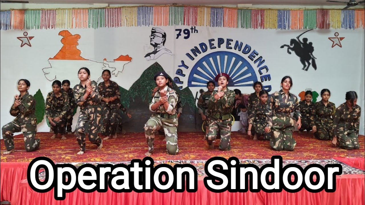 Operation Sindoor best patriotic act performance by Shemstars on 79th Independence Day Celebration 