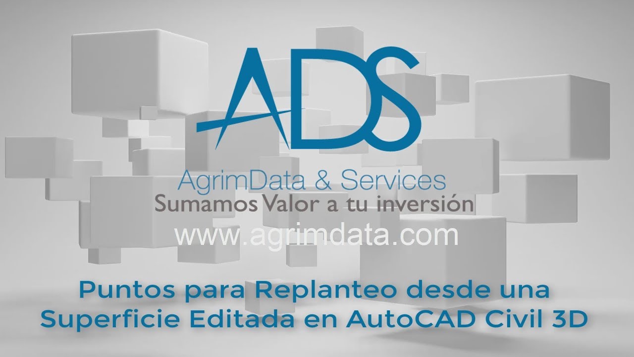 Puntos para Replanteo desde una Superficie editada en AutoCAD Civil 3D