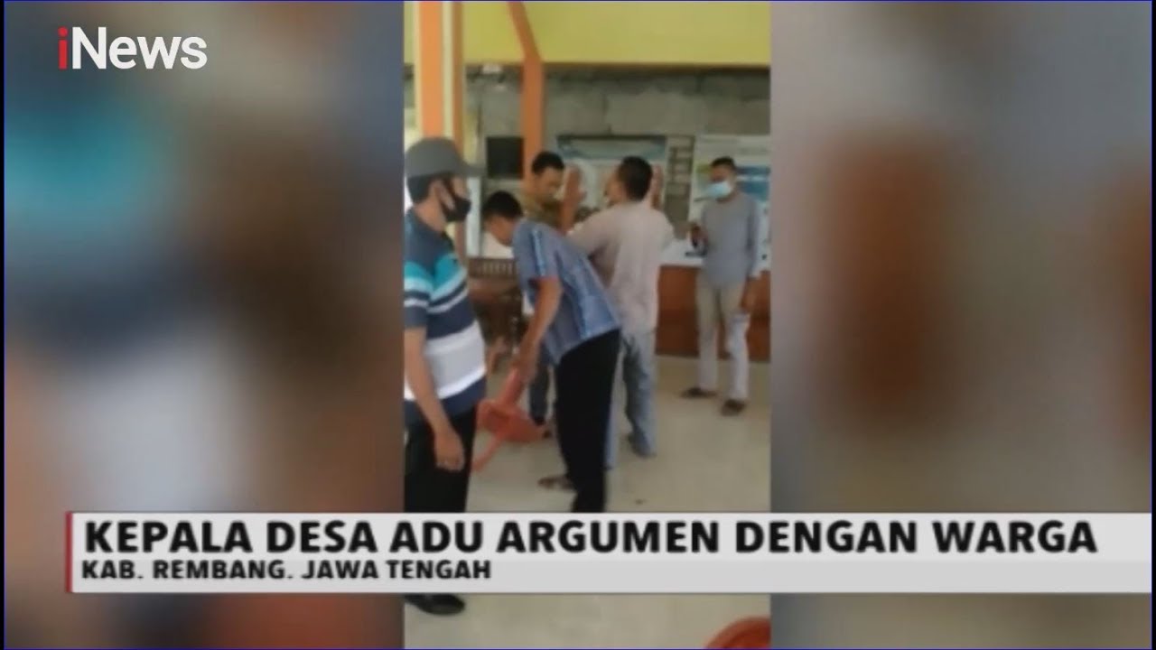 Ricuh dan Adu Mulut Warga dan Kades Akibat Data Bansos di Rembang, Jateng - iNews Pagi 18/05