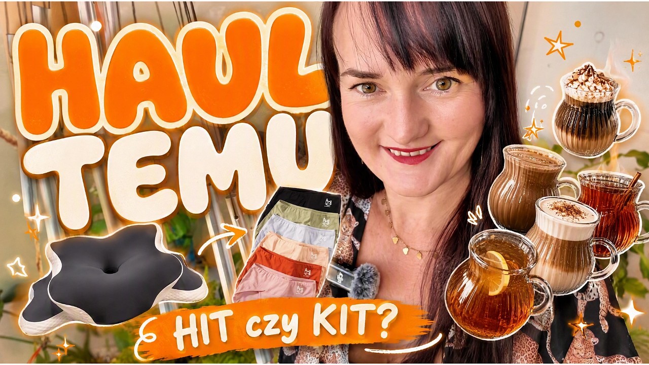WIELKI TEMU HAUL! 🛍️ Kupiłam hitowe kubki, bieliznę i testuję nowości! | Co warto kupić?