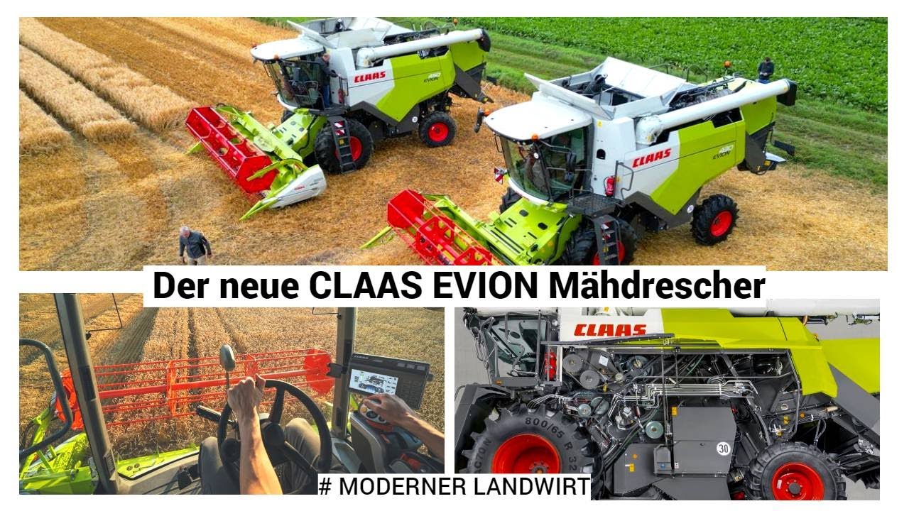 Der CLAAS EVION Mähdrescher - Highlights und Technische Daten