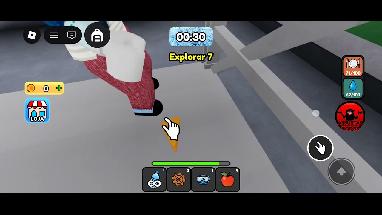 Jogando vinte e quatro dias no elevador 