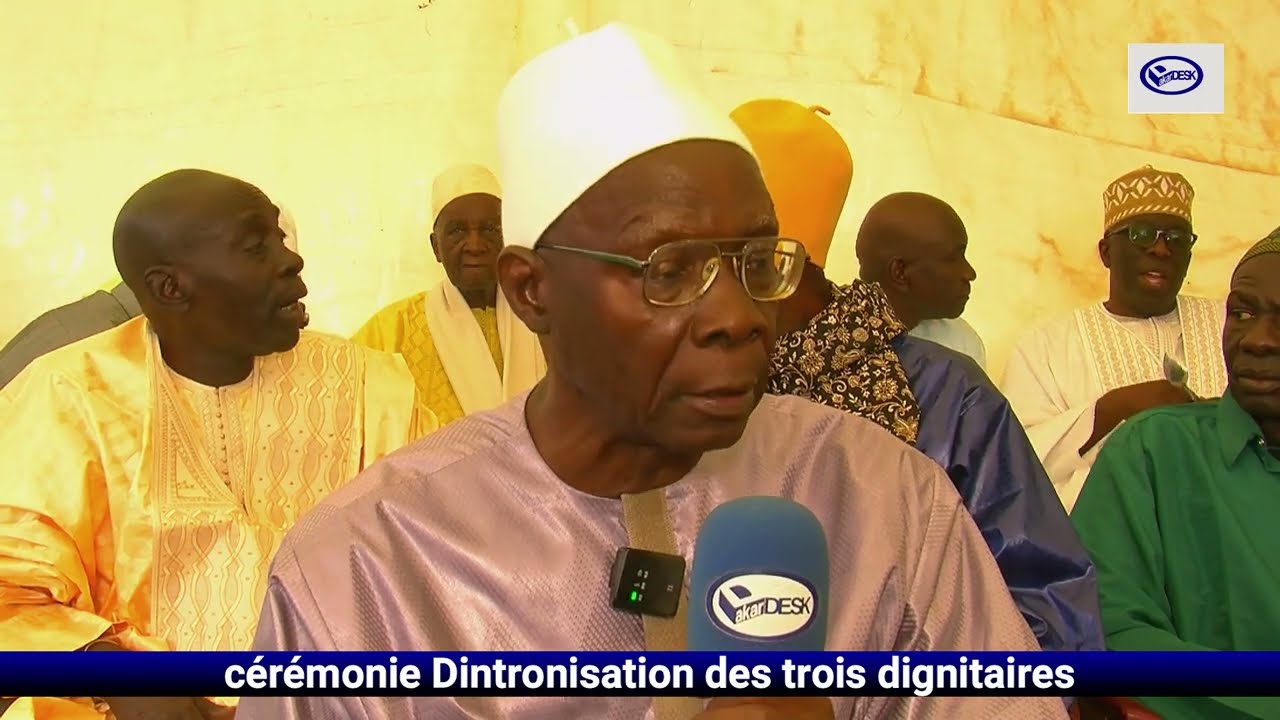 Cérémonie dintronisation des trois dignitaires lebou