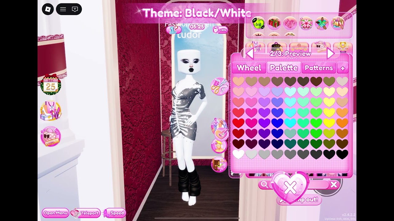 Play one round of dti with me, #dtiroblox  #blackandwhite