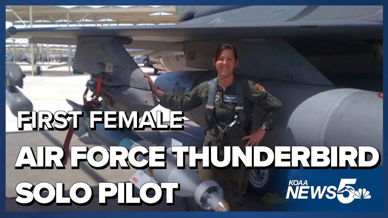 First female Air Force Thunderbird solo pilot using retirement to teach and encourage others