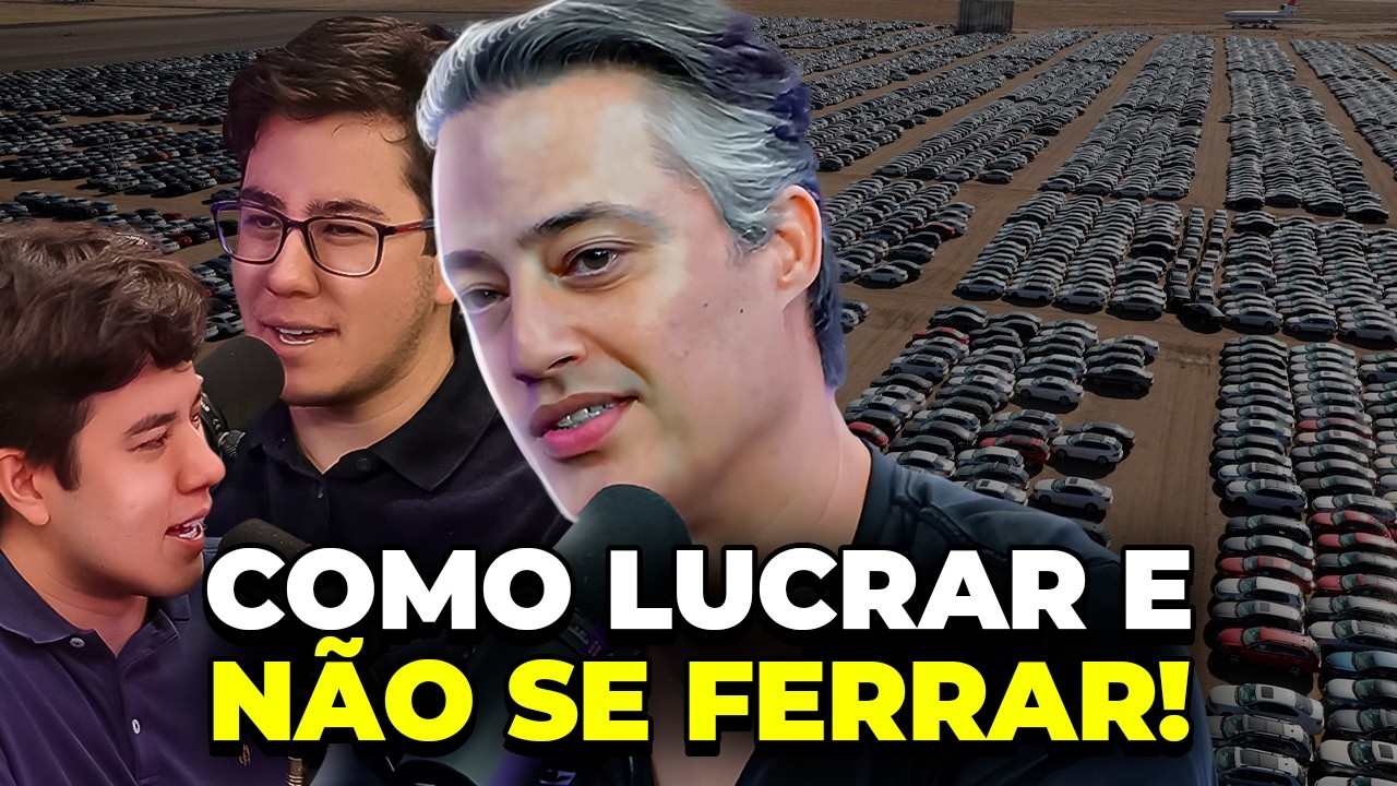 COMO GANHAR DINHEIRO COM CARROS DE LEILÃO EM 2026 | Edu Leilões | Gêmeos Podcast #144