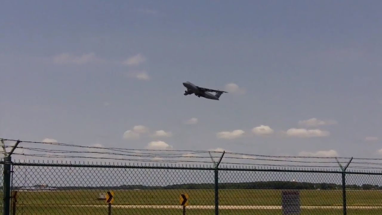 *Old video* C-5B Galaxy takes off from Dover AFB 5/26/12