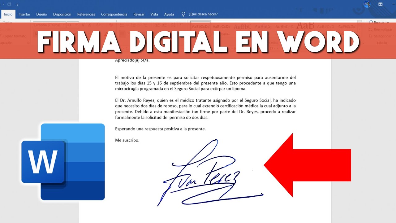 Como hacer una firma digital en Word