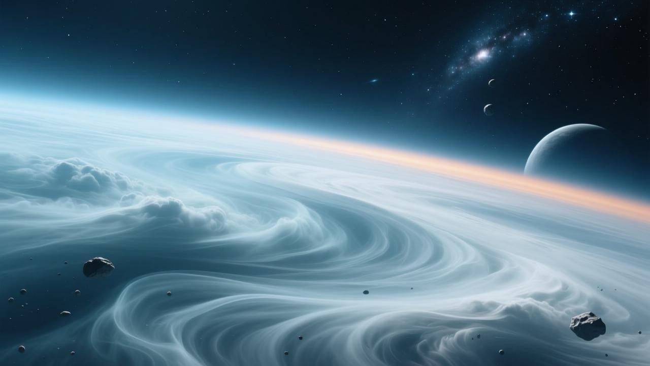 A Gentle Cosmic Distance Where Attention Softens and the Night Feels Less Demanding