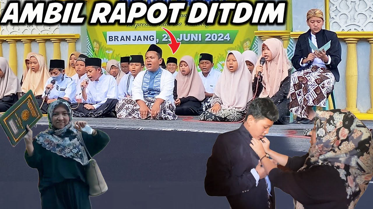 AMBIL RAPOT DITDIM, DAN LIHAT KAK DITDIM TAMPIL DI ACARA PERPISAHAN SEKOLAH