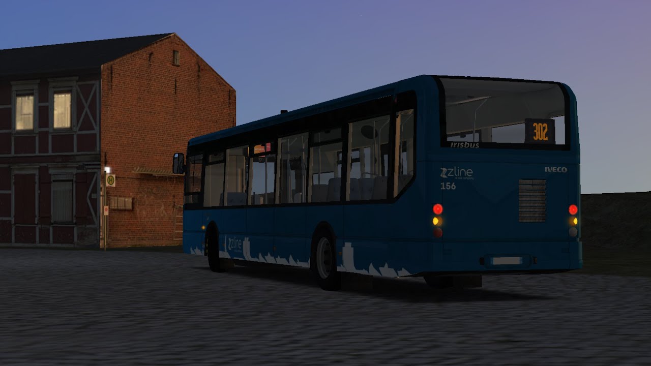 Omsi2. Ligne 302 en Irisbus Citelis Line