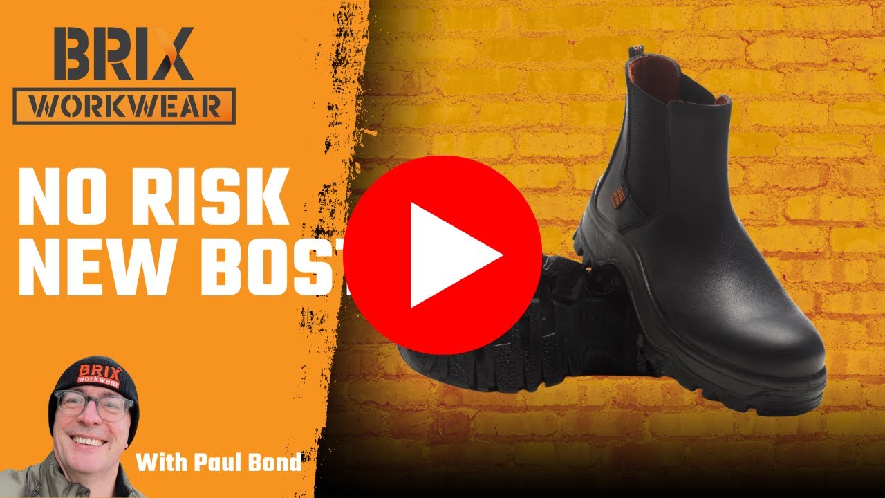 NoRisk New Boston Safety Boot Comfortable Steel Toe Dealer Boot