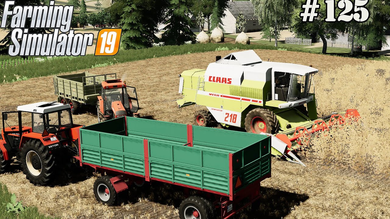 FS19 |OLD FARM|Big harvest of wheat. |Timelapse # 125