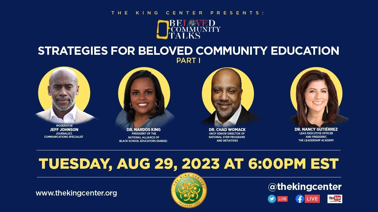 Beloved Community Talks | Strategies For Beloved Community Education Pt. 1