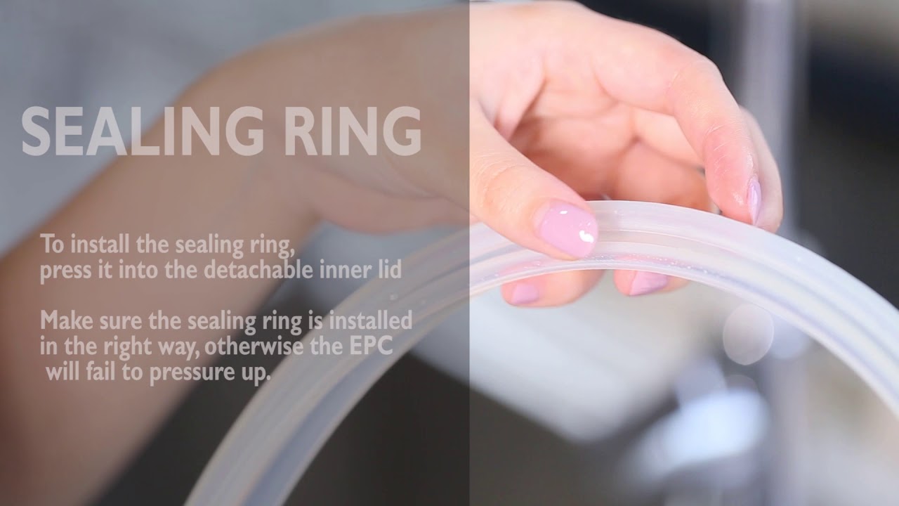 Philips Deluxe All-in-One Cooker HD2145/72 - How to clean the detachable inner lid & sealing ring