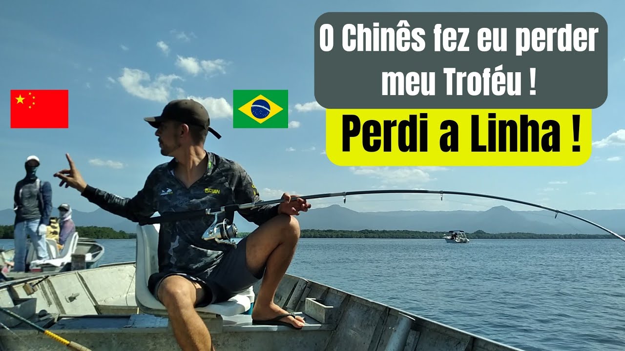 CHINÊS ainda ficou BRAVO depois de fazer eu perder meu TROFÉU -Pescaria POÇÃO de SÃO VICENTE