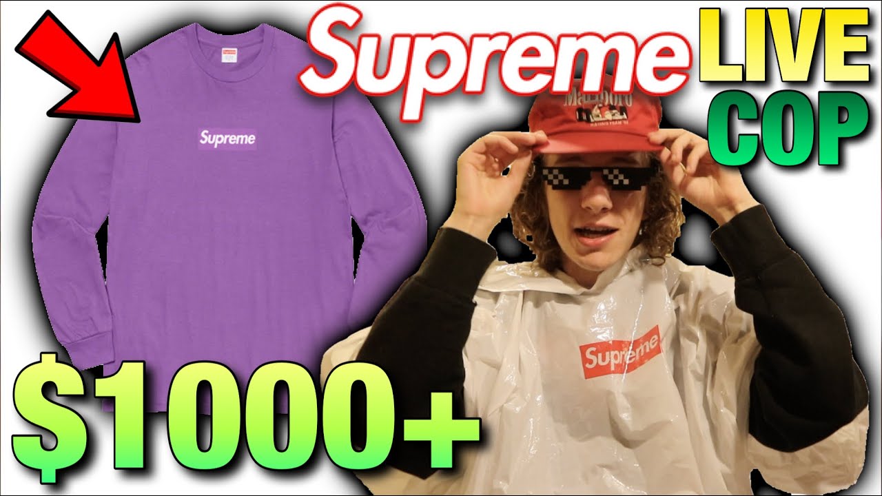 I SPENT $1,000...DID WE GET THE BOX LOGO? Supreme Box Logo L/S Live Cop (Week 7)