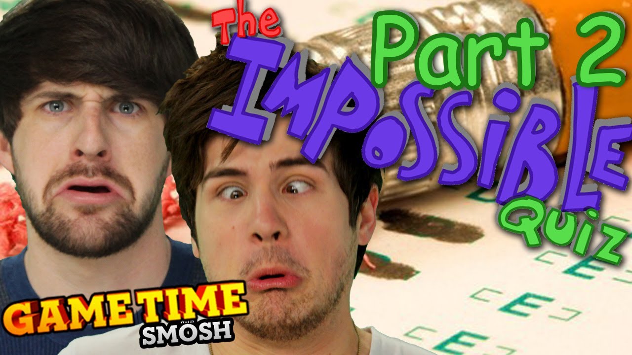 SMOSH STUMPED BY IMPOSSIBLE QUIZ - PART 2 (Gametime w/Smosh Games)