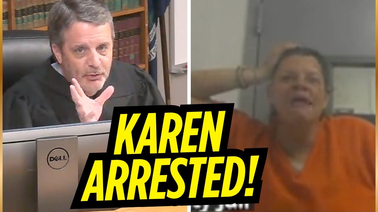 Karen Gets Arrested After Having Insane Meltdown and Calling the Judge Stupid... Prison Time?