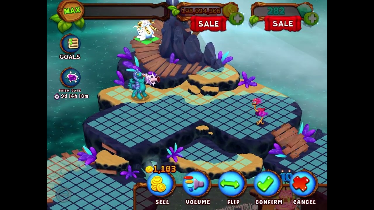 Placing Yawstrich on Wanderer Island (and Teleporting Buzzinga)!