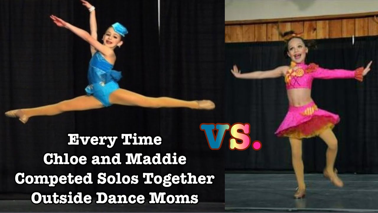 Every Time Chloe Lukasiak and Maddie Ziegler Competed Solos Together Outside Dance Moms