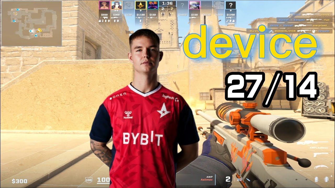 device CS2 MIRAGE POV （27/14）w/blameF/Staehr ￨ 3 Triple Kills ￨ (CS2 FACEIT POV) Jan 08, 2024