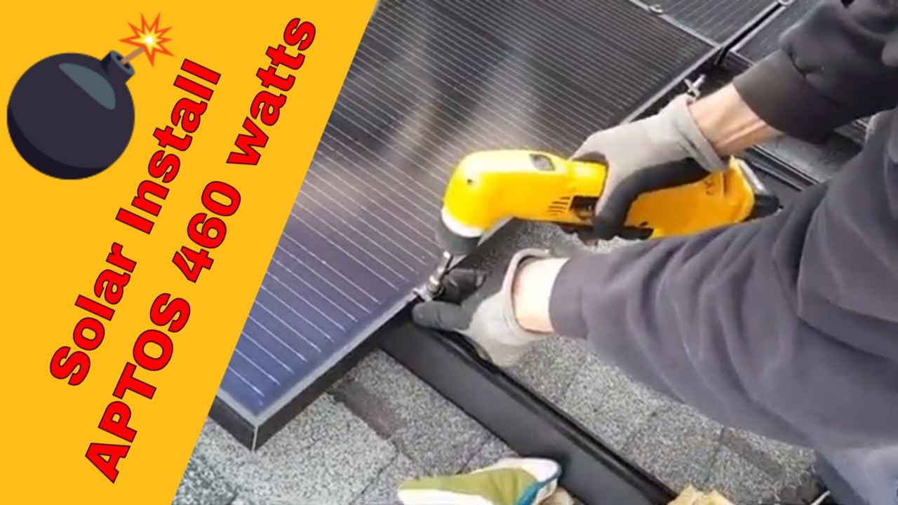 Aptos 460 watt Panels, Enphase IQ8's, IronRidge Rails, QuickBolt Roof Attachments.