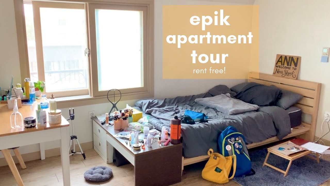 RENT FREE! epik korean studio apartment tour // sejong city, jochiwon