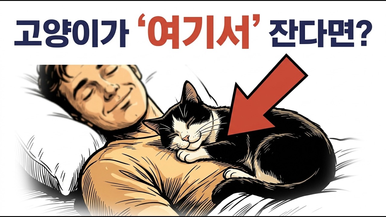 따뜻해서가 아니에요! 고양이가 당신 옆에서 자는 진짜 이유는 바로 이것입니다
