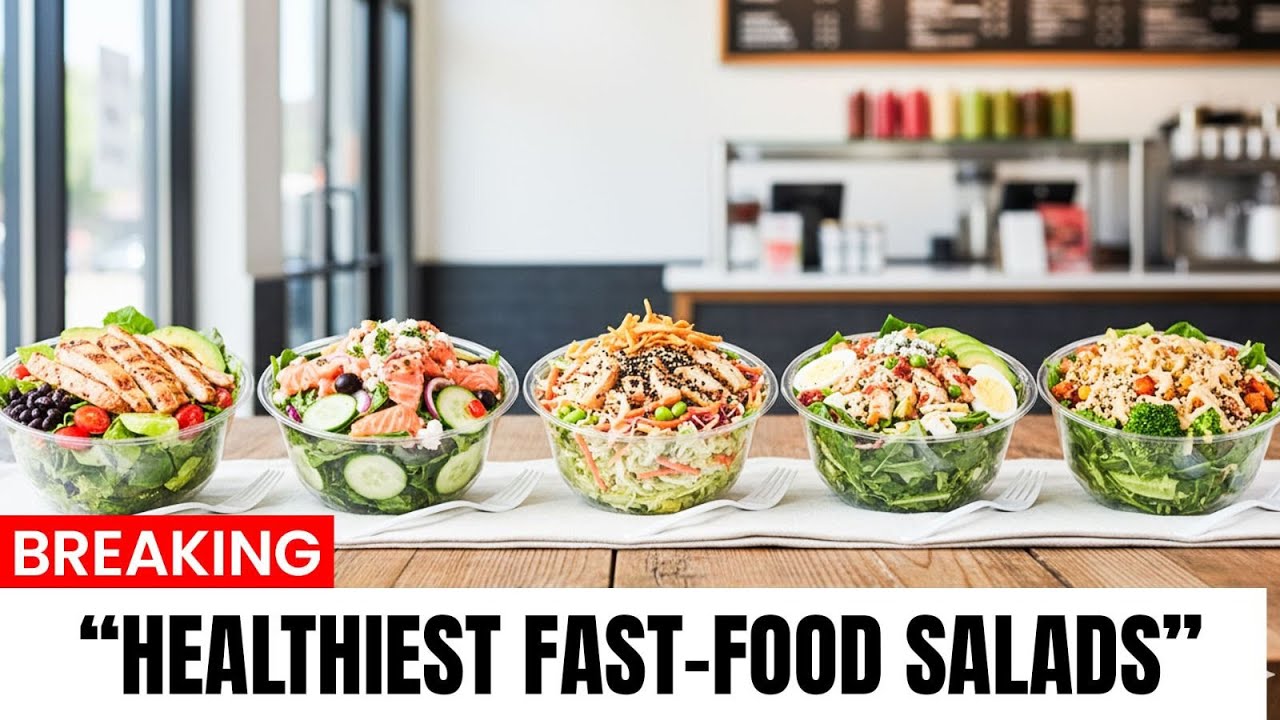 The 5 Healthiest Fast Food Salads