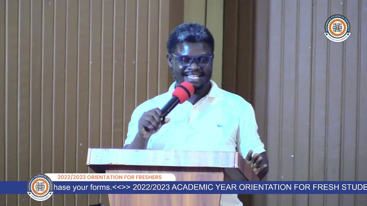 2022/2023 ACADEMIC YEAR ORIENTATION FOR FRESH STUDENTS