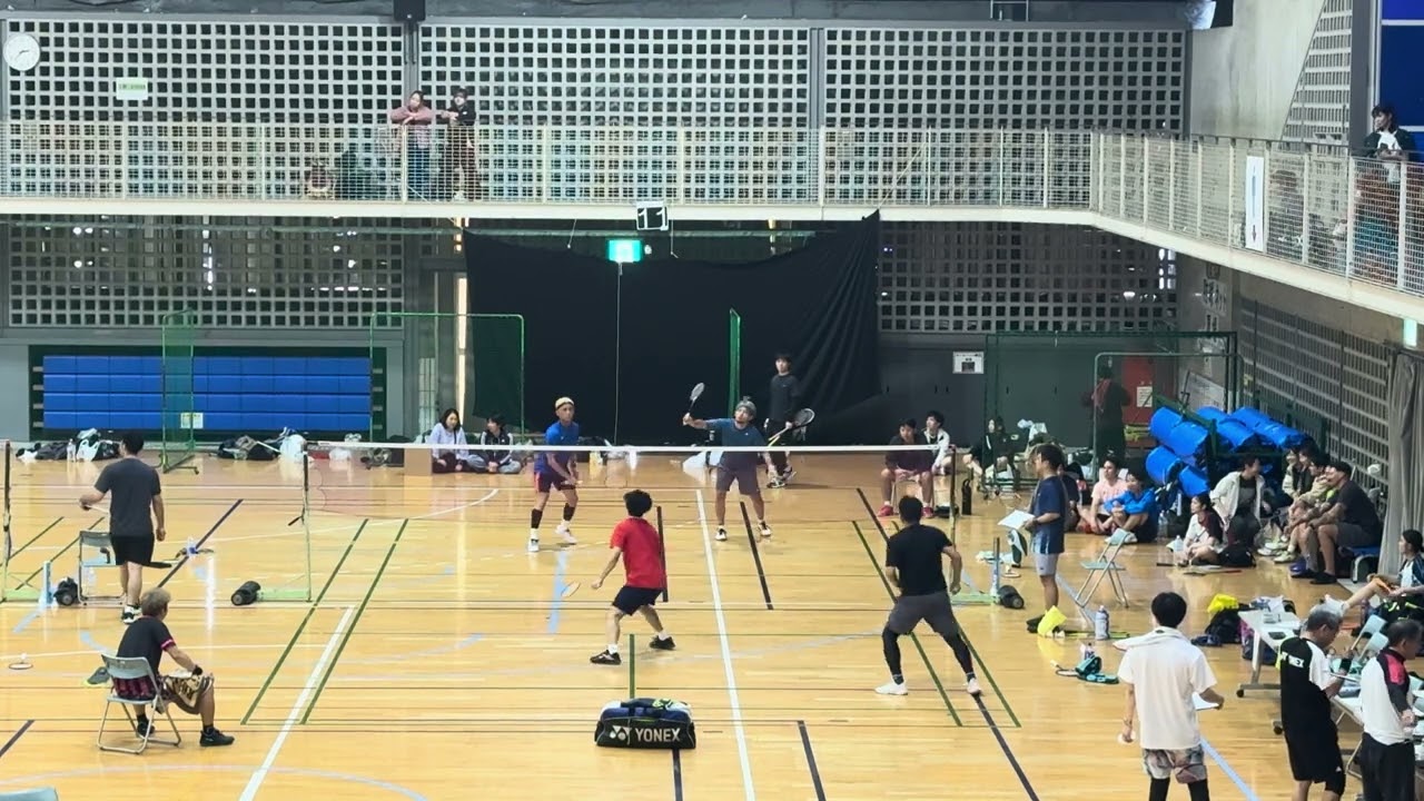 浦添市ランク別ダブルスバドミントン大会🏸男子Aクラス予選リーグ第2試合2026.3/1