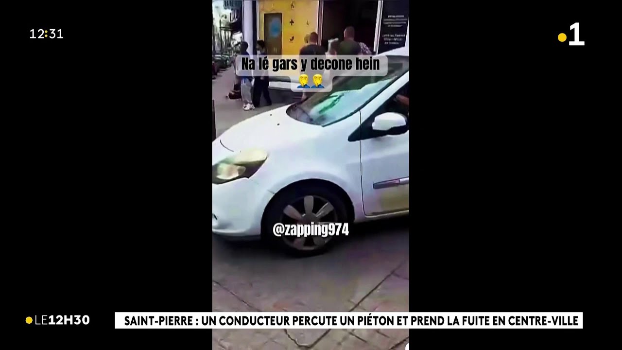 Saint-Pierre : un automobiliste prend la fuite après avoir percuté un autre véhicule