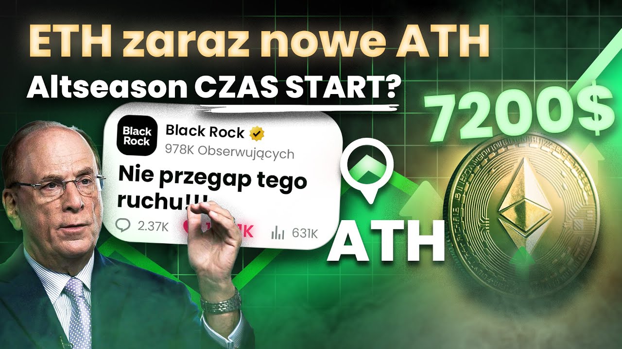 🔥 PILNE! Chwila prawdy dla alt&oacute;w! Analiza ETH oraz potencjalnego altseasonu.
