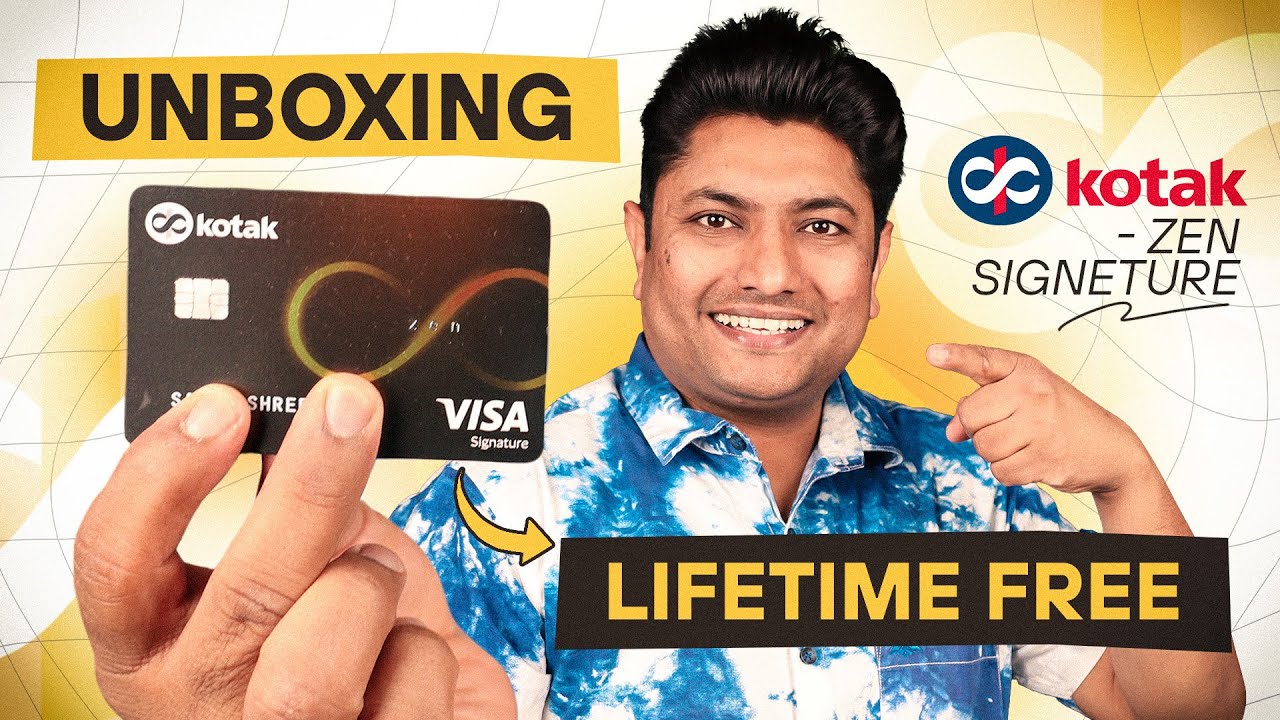 Kotak Zen Signature Credit Card Unboxing | Kotak Zen Credit Card Review | Kotak Zen Card Unboxing