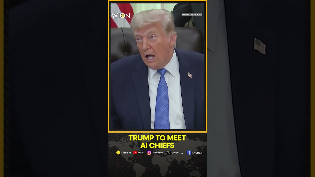 Trump Says He Thinks AI Companies Will Agree to 'Giving Back' to the Public | WION Shorts