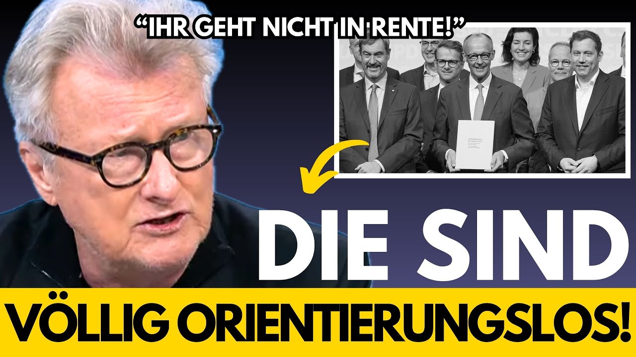AUF EINMAL hat Jörges die Schnauze voll❗Live-Abrechnung mit Merz' Rentenplan!!!