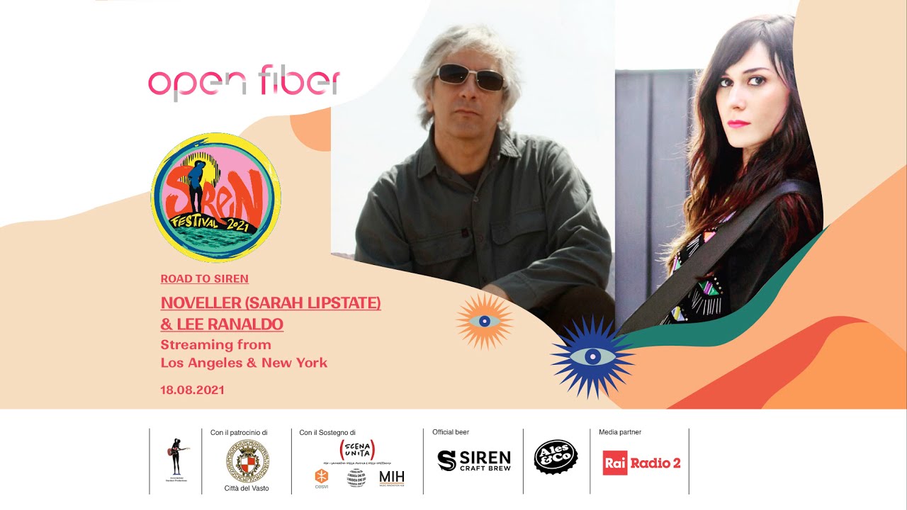 Lee Ranaldo & Noveller live from Los Angeles & New York • Road to Siren 2021