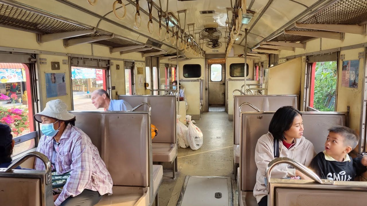 Maeklong Train Market