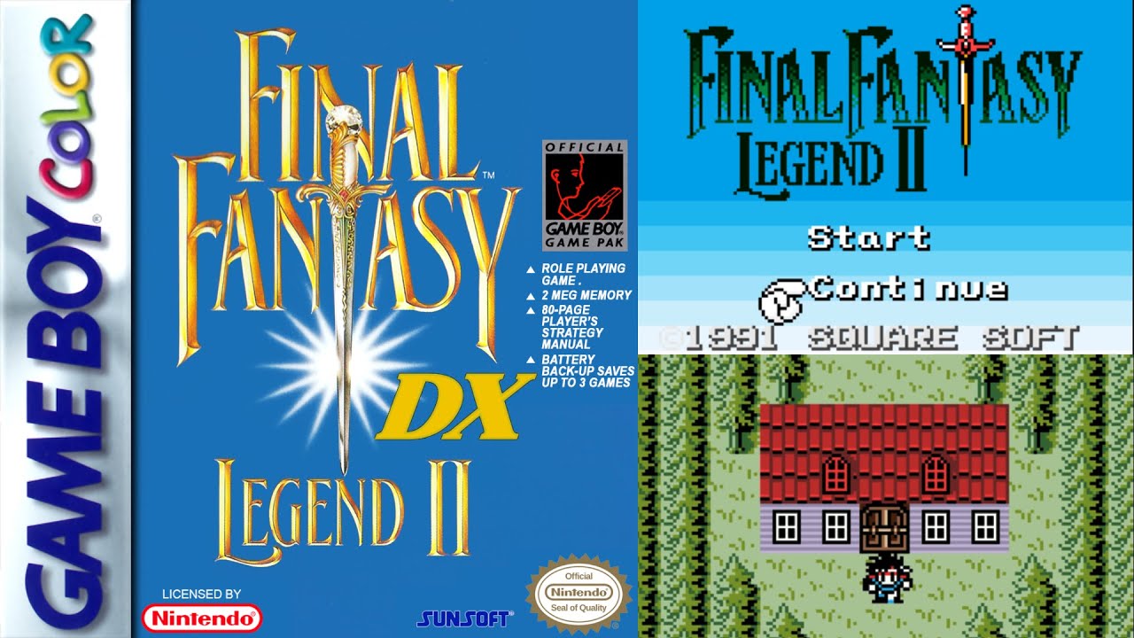 Final Fantasy Legend 2 DX - GB to GBC
