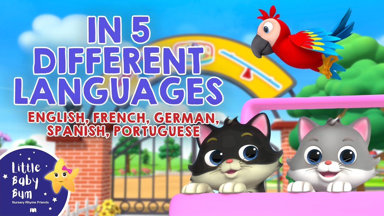 10 Little Pets 🎶 Multi Language Nursery Rhymes and Kids Songs | Little Baby Bum