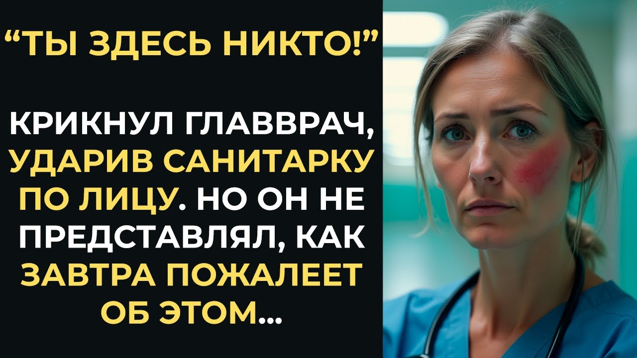 Главврач ударил санитарку и выгнал её…Но на следующее утро в больнице появился сам владелец клиники!