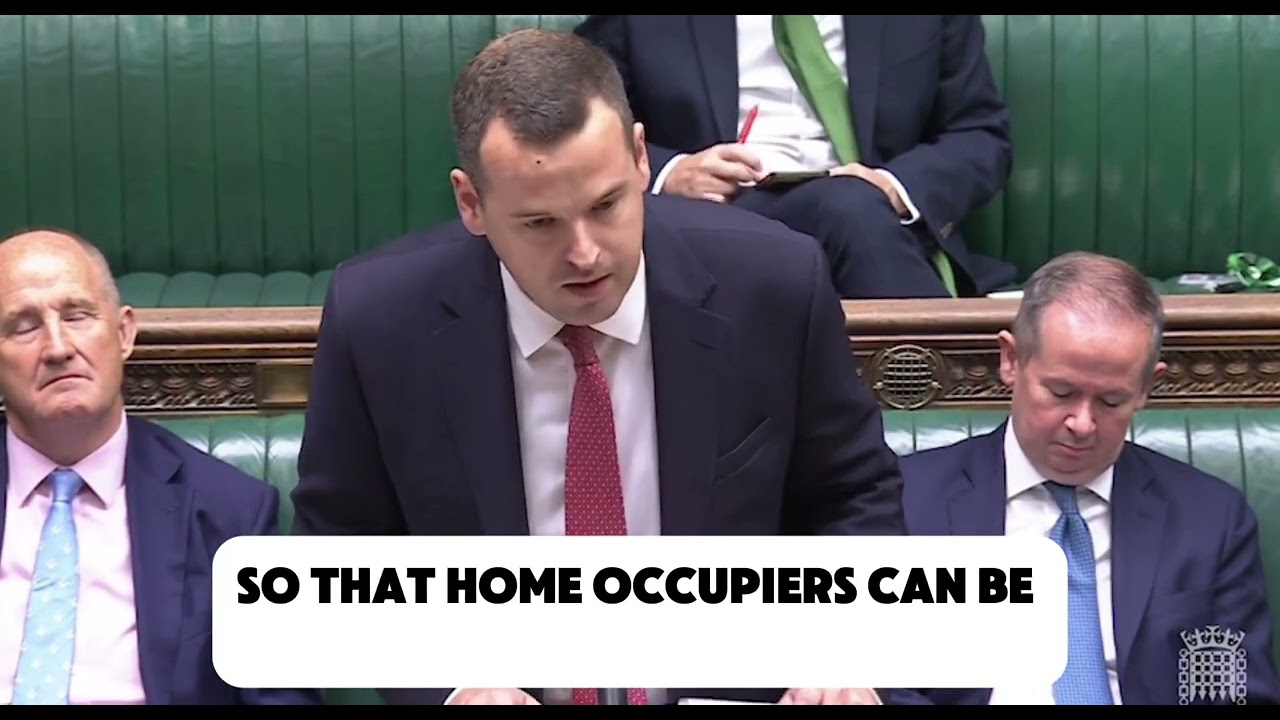 Paul Holmes MP asked the Minister to ensure the quality of new homes is maintained.